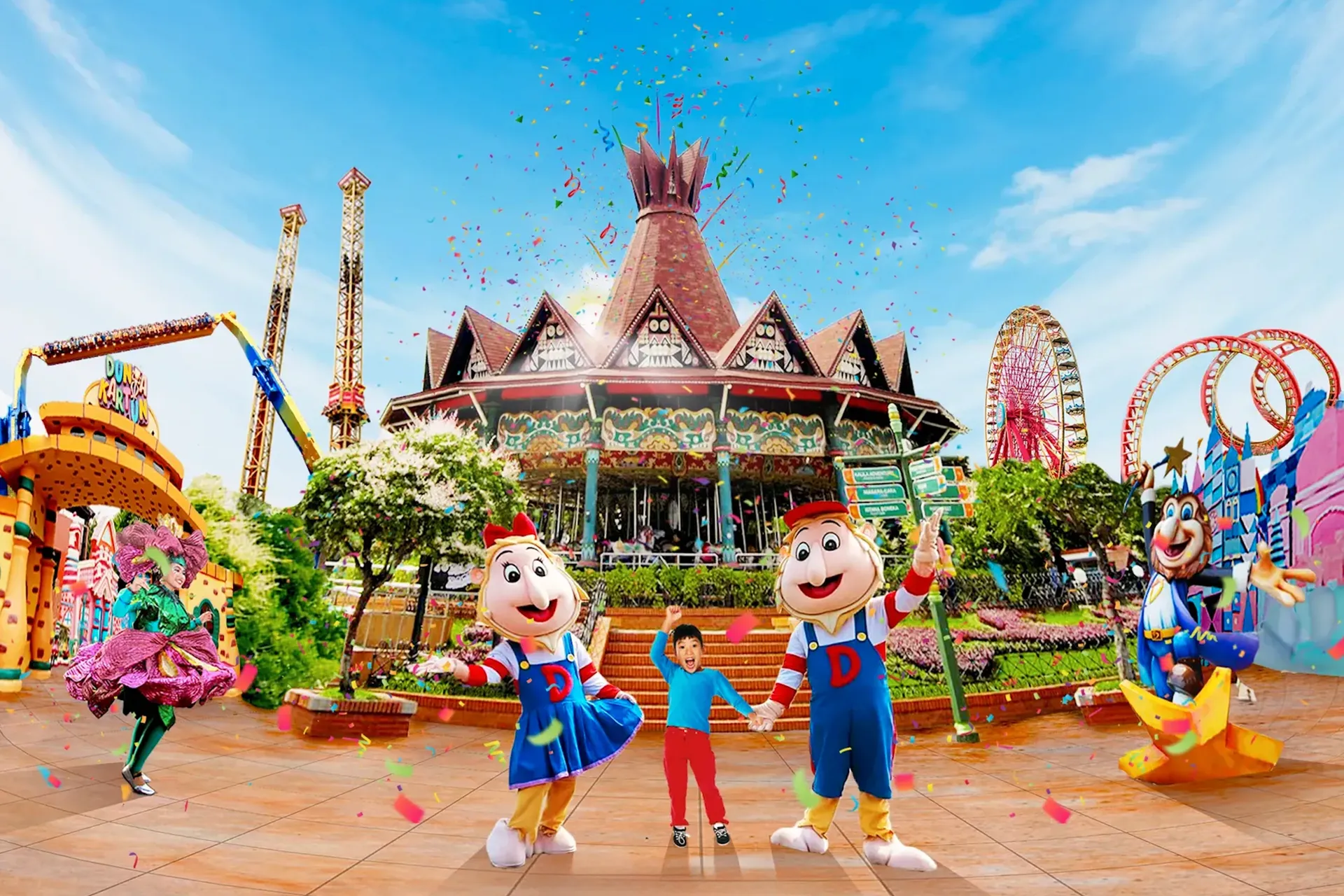 Dunia Fantasi (Dufan) Area Luar